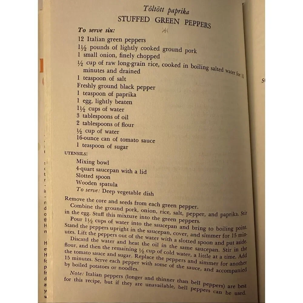The Paprikas Weiss Hungarian cookbook